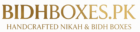 Bid Boxes in Lahore – Tin, Card & Triangle Favour Boxes for Weddings
